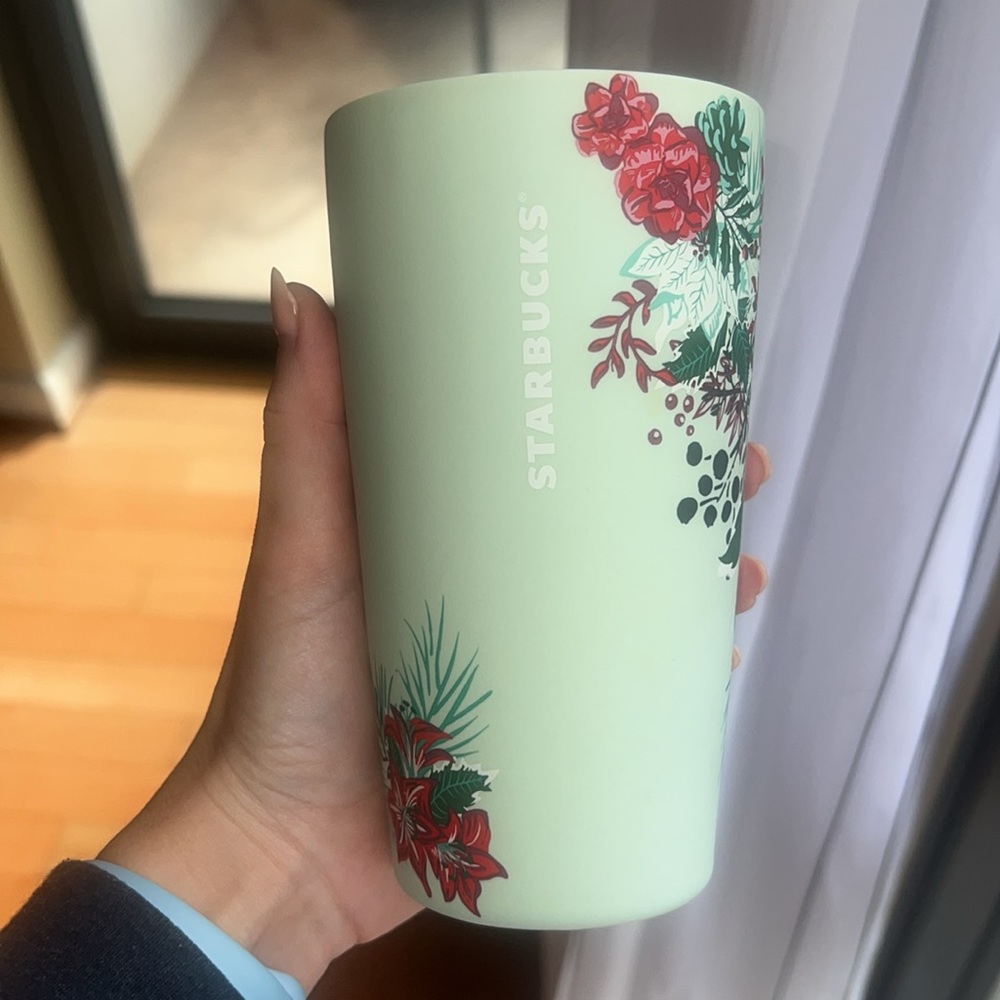 Starbucks ceramic travel mug